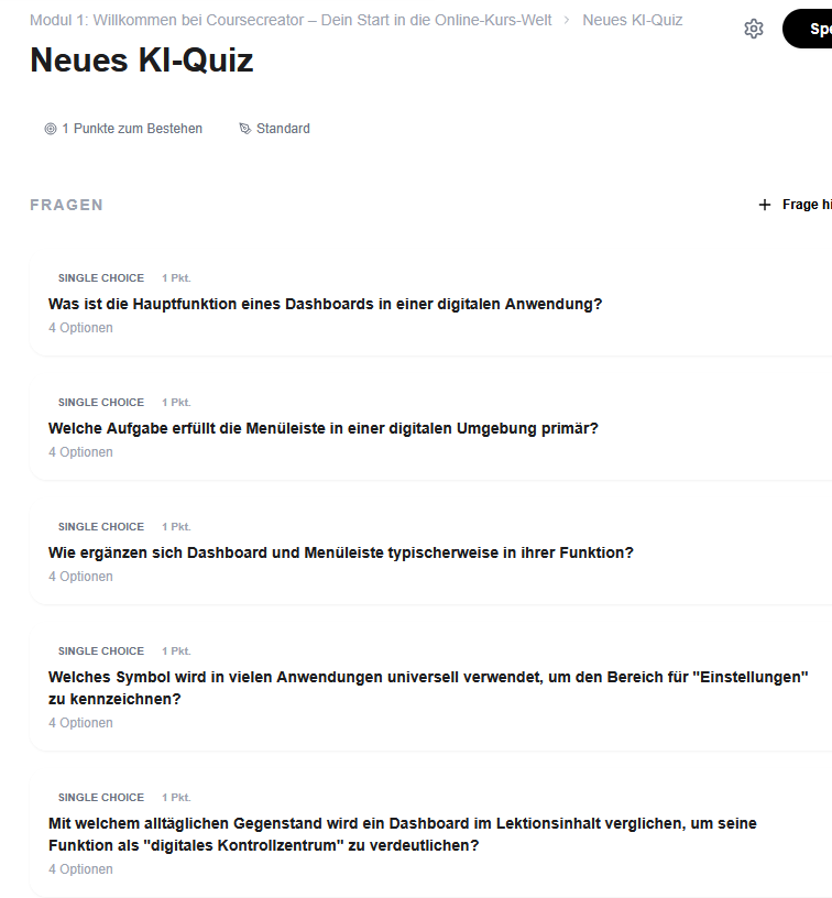 KI-Quiz Generator