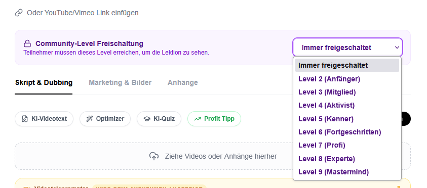 Community-Settings